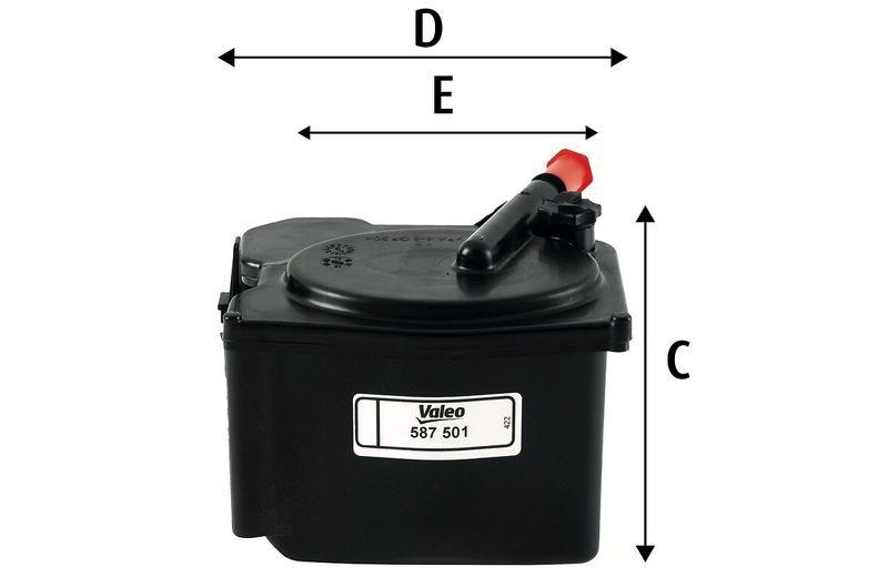 VALEO 587501 Kraftstofffilter, Diesel