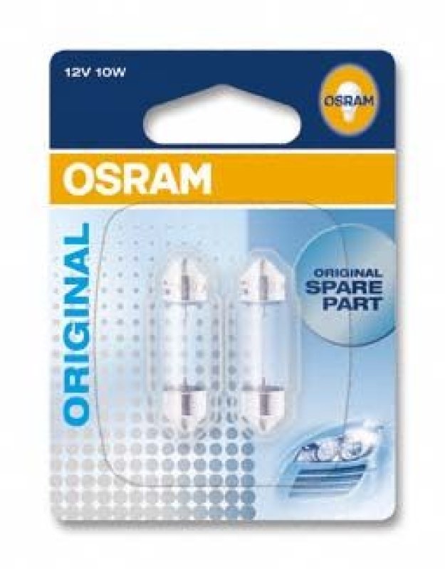 OSRAM 6411-02B Glühbirnen Handschuhfachleuchte 12V 10W
