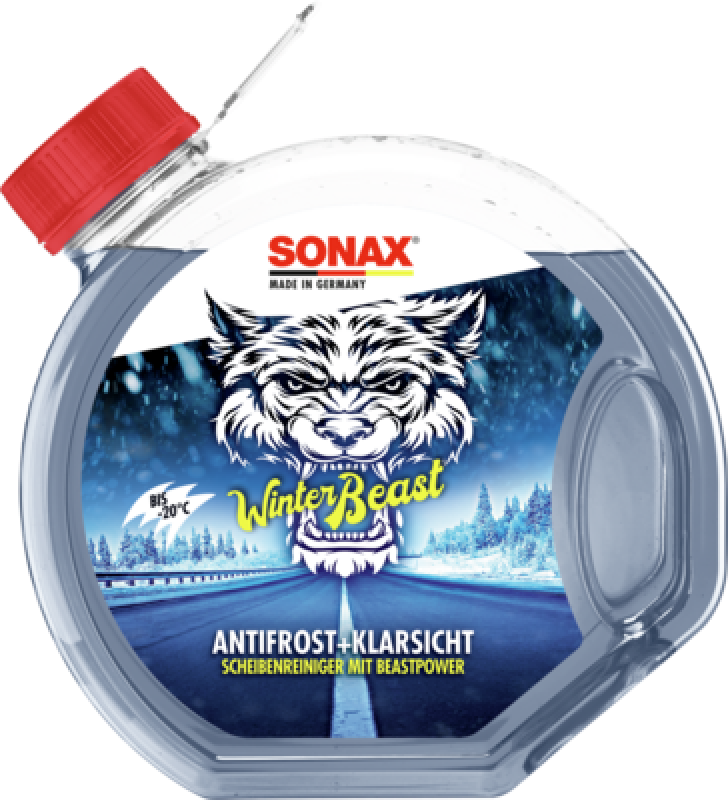 SONAX 01354000 Winterbeast Antifrost + KlarSicht bis -20°C 3L