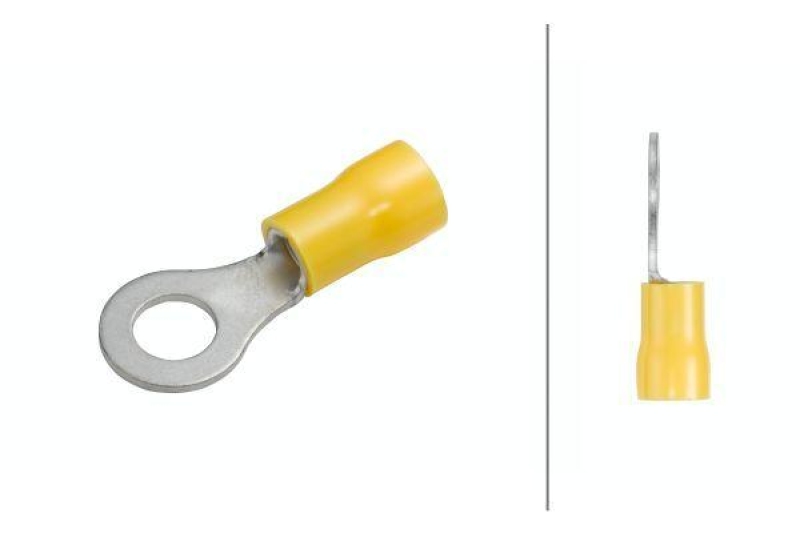 HELLA 8KW 044 030-003 Leitungsverbinder A 73 -> 6 mm&sup2;, gelb