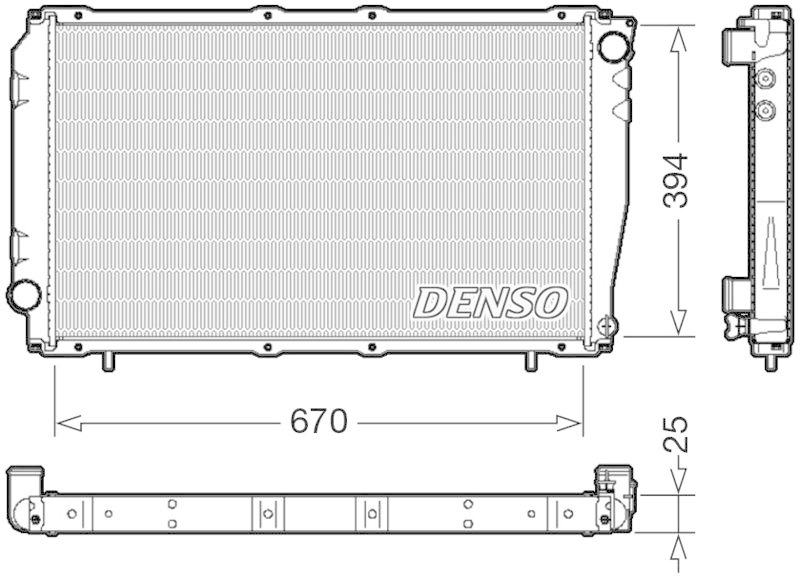 DENSO DRM36016 K&uuml;hler SUBARU IMPREZA Saloon (GC) 2.0 Turbo GT AWD 06/1998->12/2000
