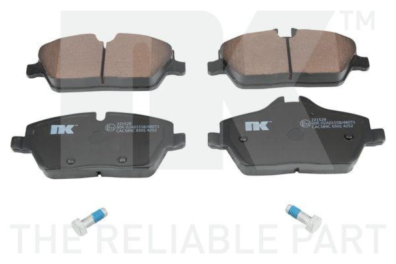 NK 221529 Bremsbelagsatz, Scheibenbremse für BMW, MINI