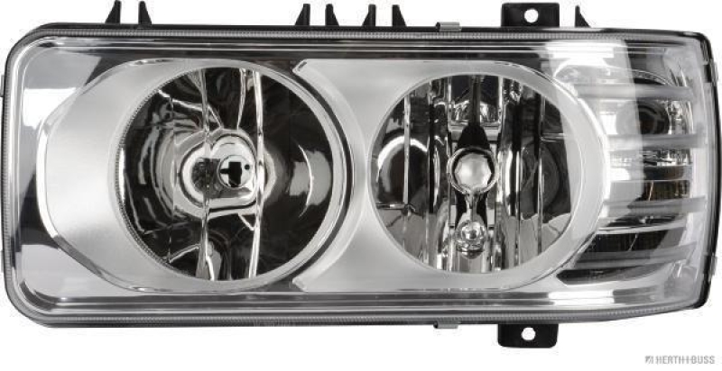HERTH+BUSS 81658250 Hauptscheinwerfer links, H7/H1/PY21W/LED