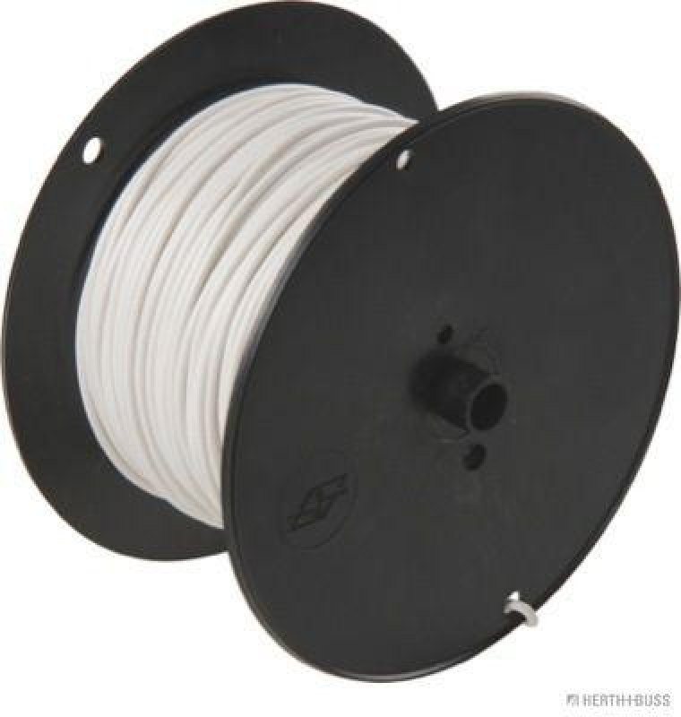 HERTH+BUSS 51274207001 Elektroleitung FLY 1,0 mm², weiß, PVC