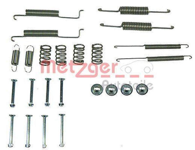 METZGER 105-0569 Zubeh&ouml;rsatz, Bremsbacken f&uuml;r AUDI/SEAT/SKODA/VW