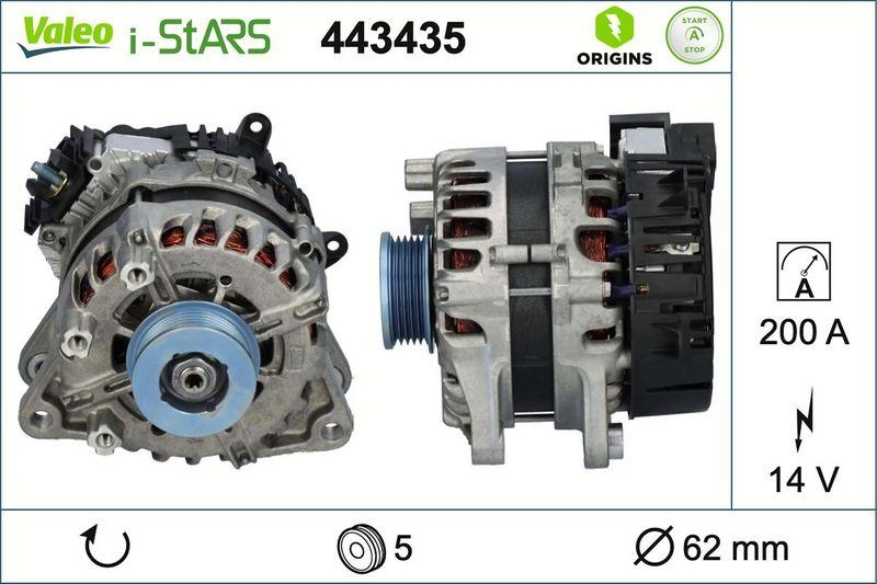 VALEO 443435 ISTARS ORIGINS FIAT