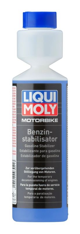 LIQUI MOLY 3041 Kraftstoffadditiv Motorbike Benzinstabilisator Flasche 250 ml