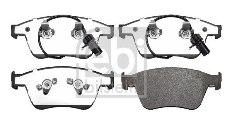 FEBI BILSTEIN 173724 Bremsbelagsatz f&uuml;r VW-Audi