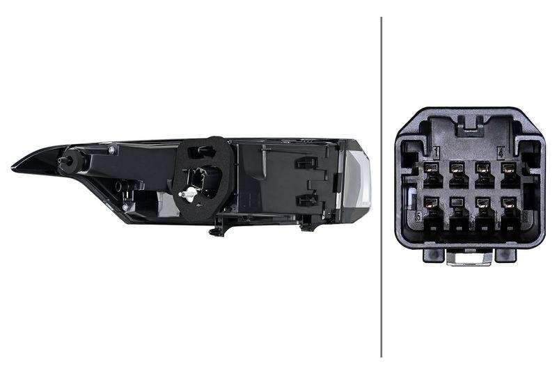 HELLA 2SD 015 019-121 Heckleuchte rechts LED PEUGEOT