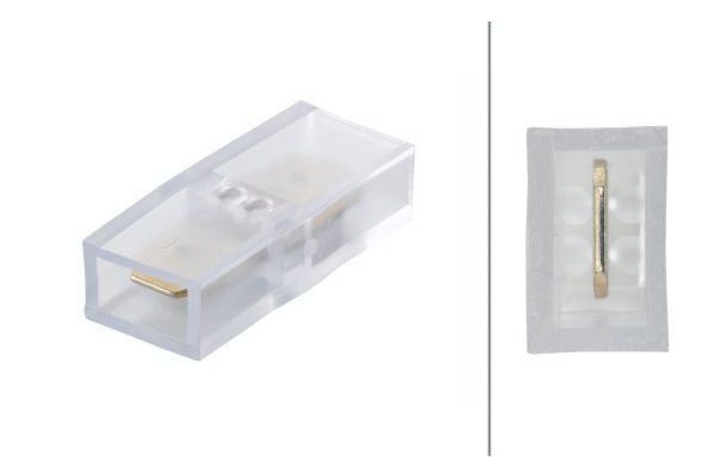 HELLA 8KW 044 035-003 Leitungsverbinder A 84 transparent