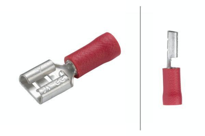 HELLA 8KW 044 036-003 Leitungsverbinder A 52 -> 1 mm&sup2;, rot