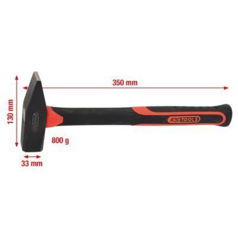 KS TOOLS 142.1381 Schlosserhammer