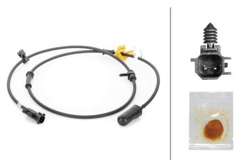 HELLA 6PU 230 040-031 Sensor, Raddrehzahl