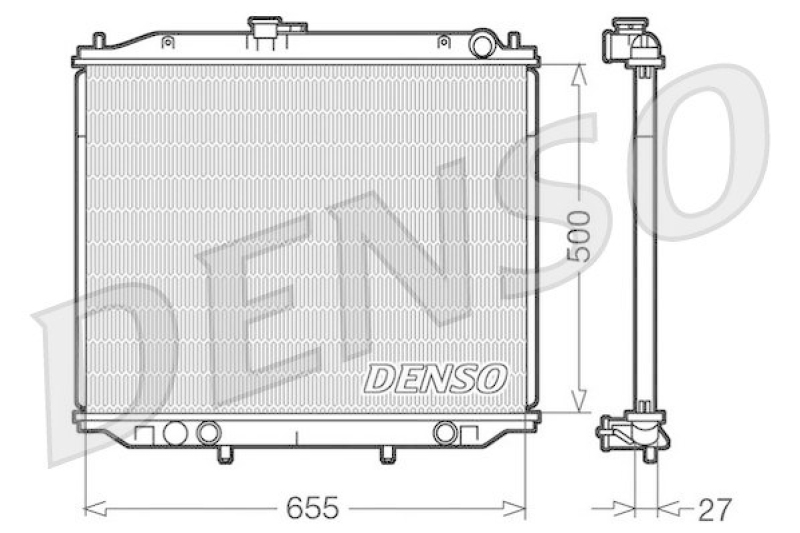 DENSO DRM46020 K&uuml;hler NISSAN TERRANO II (R20) 2.7 TDi 4WD (1996 - )