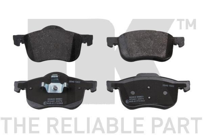 NK 224820 Bremsbelagsatz, Scheibenbremse f&uuml;r VOLVO