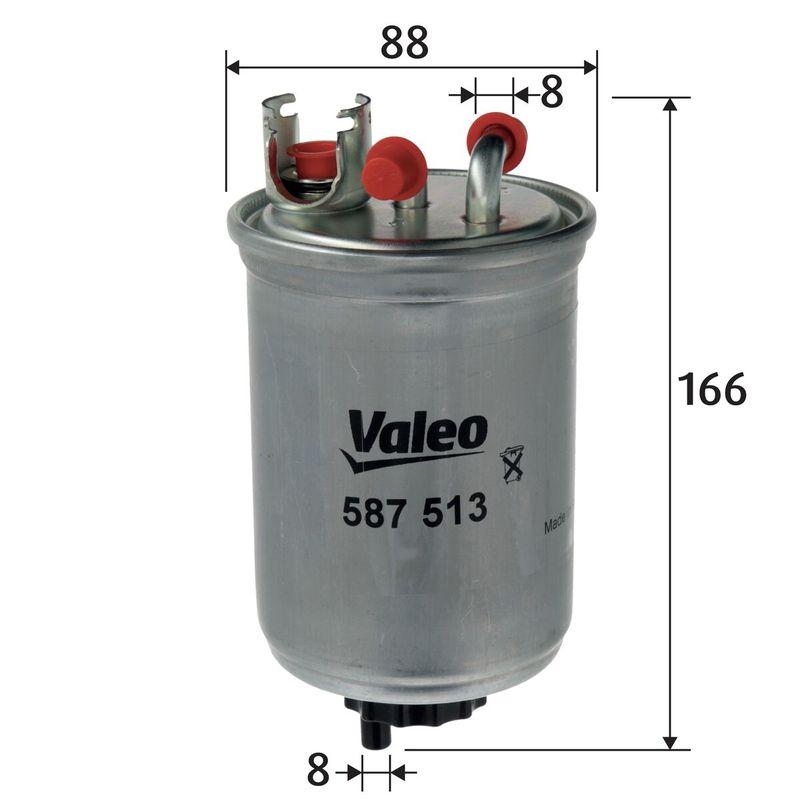 VALEO 587513 Kraftstofffilter, Diesel