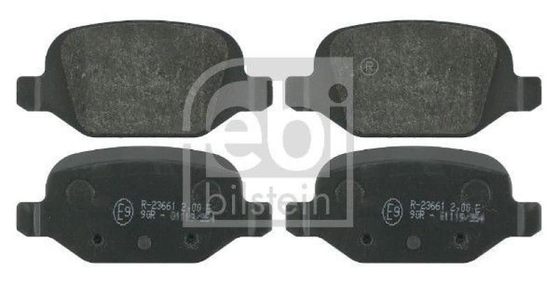 FEBI BILSTEIN 16370 Bremsbelagsatz f&uuml;r Fiat