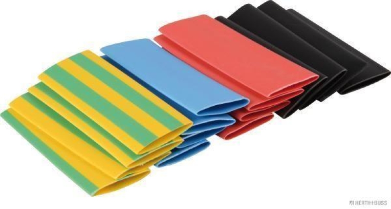 HERTH+BUSS 51273028 W&auml;rmeschrumpfschlauch 9,5 / 4,8 mm, 2:1, Inhalt 16 St&uuml;ck, 50mm