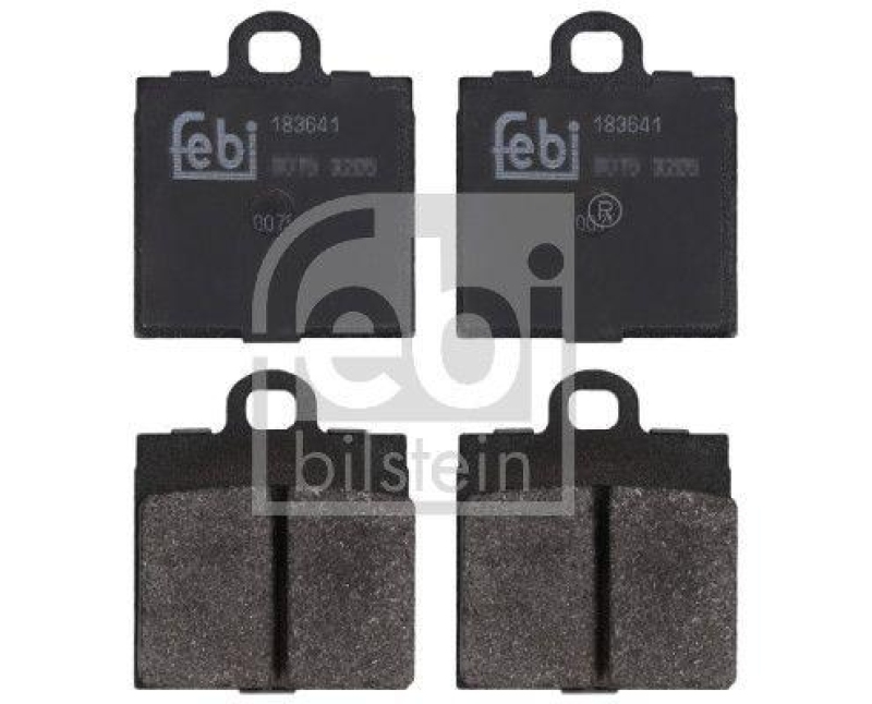 FEBI BILSTEIN 183641 Bremsbelagsatz für VW-Audi
