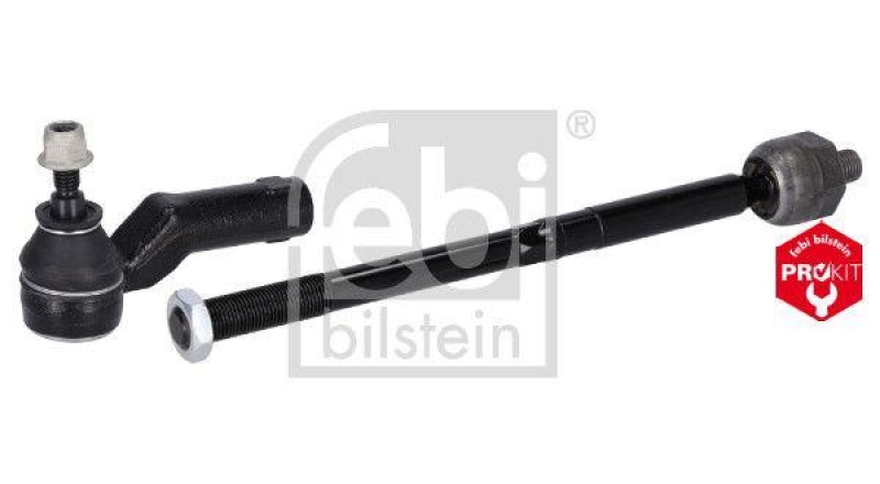 FEBI BILSTEIN 43525 Spurstange mit Endstück, Mutter und Sicherungsmutter für Ford