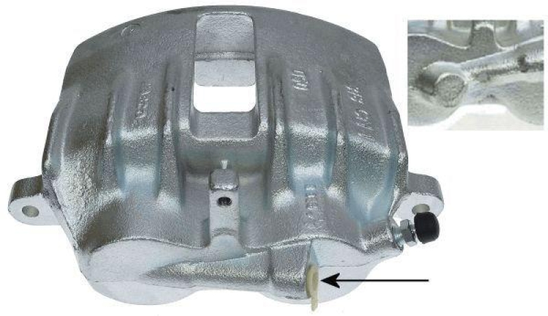 HELLA 8AC 355 385-991 Bremssattel f&uuml;r MB/VW