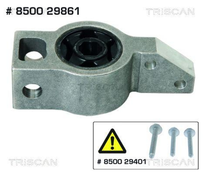 TRISCAN 8500 29861 Gummimetallager f&uuml;r Audi, Seat, Skoda, Vw