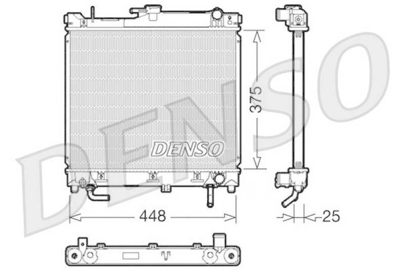 DENSO DRM47003 K&uuml;hler SUZUKI JIMNY (FJ) 1.3 16V 4x4 (2005 - )