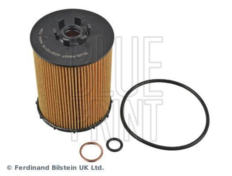 BLUE PRINT ADB112116 Ölfilter mit Dichtringen für BMW