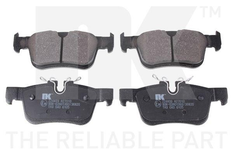 NK 224833 Bremsbelagsatz, Scheibenbremse f&uuml;r VOLVO