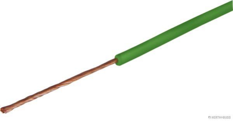 HERTH+BUSS 51275105004 Elektroleitung FLY 0,5 mm&sup2;, gr&uuml;n, PVC