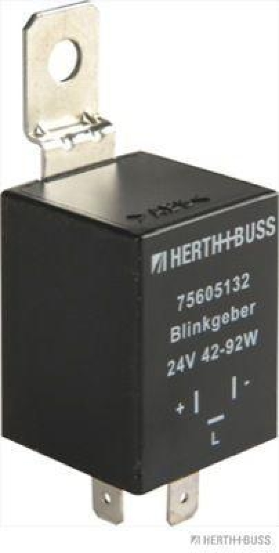HERTH+BUSS 75605132 Blinkgeber 24 V, 3 pins, elektronisch