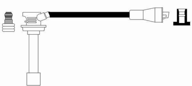 NGK 38821 Z&uuml;ndkabel PU-3A-000 353 050 |Z&uuml;ndleitung