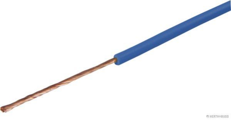 HERTH+BUSS 51275105006 Elektroleitung FLY 0,5 mm&sup2;, blau, PVC