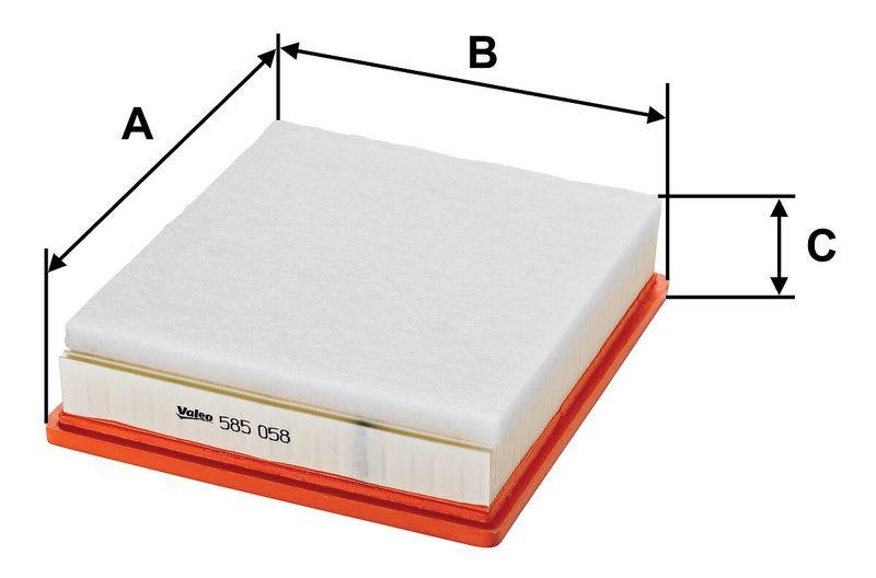VALEO 585058 Luftfilter