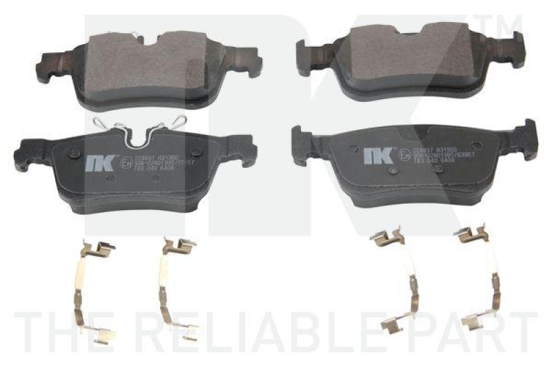 NK 224837 Bremsbelagsatz, Scheibenbremse f&uuml;r VOLVO