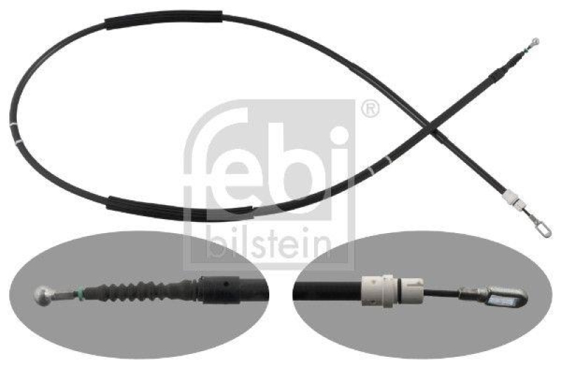 FEBI BILSTEIN 100563 Handbremsseil f&uuml;r VW-Audi