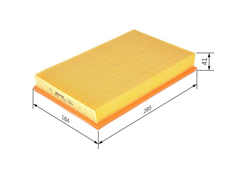 Bosch 1 457 433 087 Luftfiltereinsatz S3087
