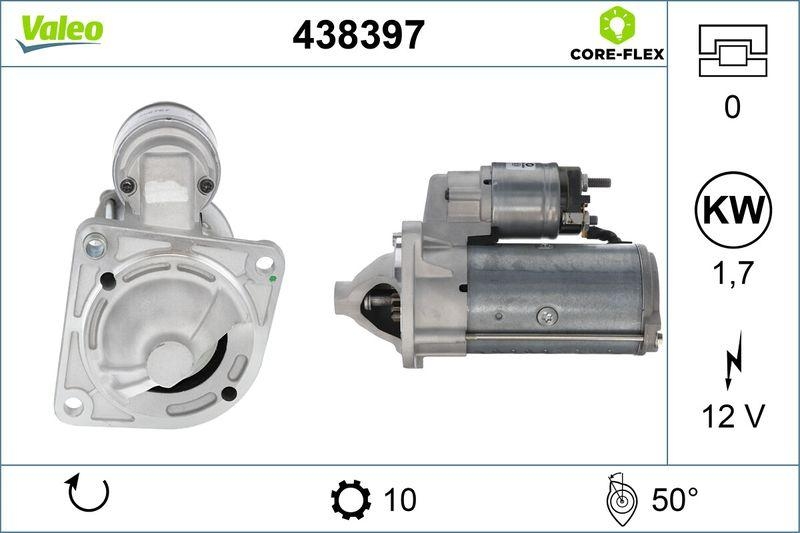 VALEO 438397 Starter - CORE-FLEX - Astra- Vectra
