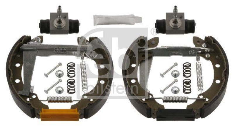 FEBI BILSTEIN 37547 Bremsbackensatz mit Anbaumaterial f&uuml;r VW-Audi