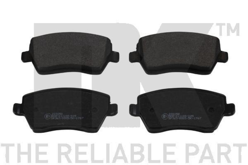 NK 222258 Bremsbelagsatz, Scheibenbremse f&uuml;r DACIA, LADA, MERC, NISS, REN