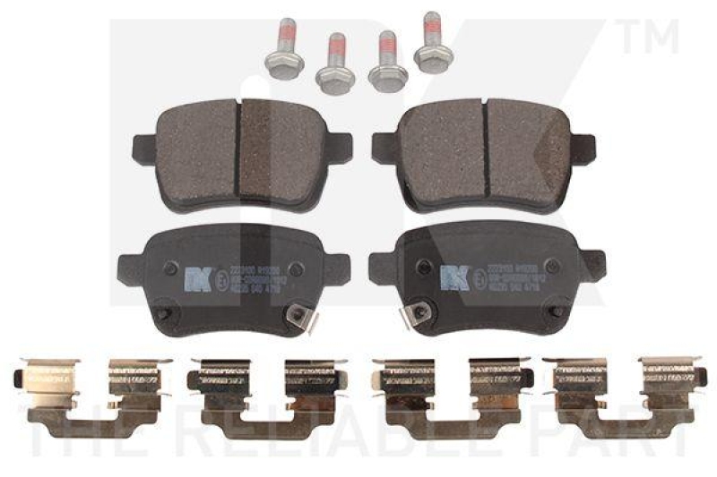 NK 2223100 Bremsbelagsatz, Scheibenbremse f&uuml;r FIAT