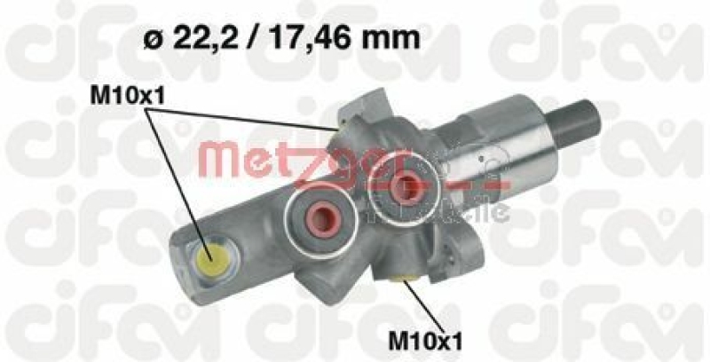 METZGER 202-175 Hydr. Hauptbremszylinder Cifam für MB