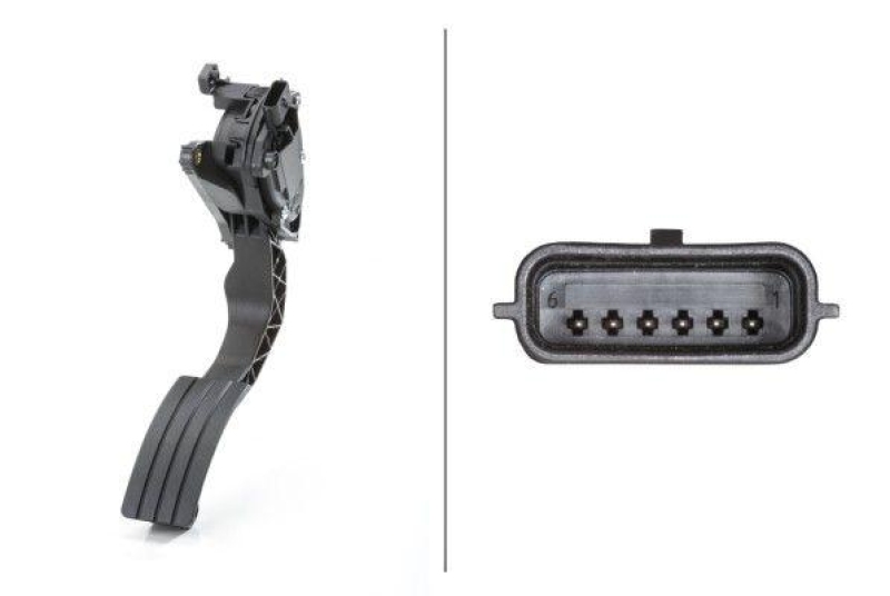 HELLA 6PV 009 978-721 Sensor, Fahrpedalstellung für RENAULT