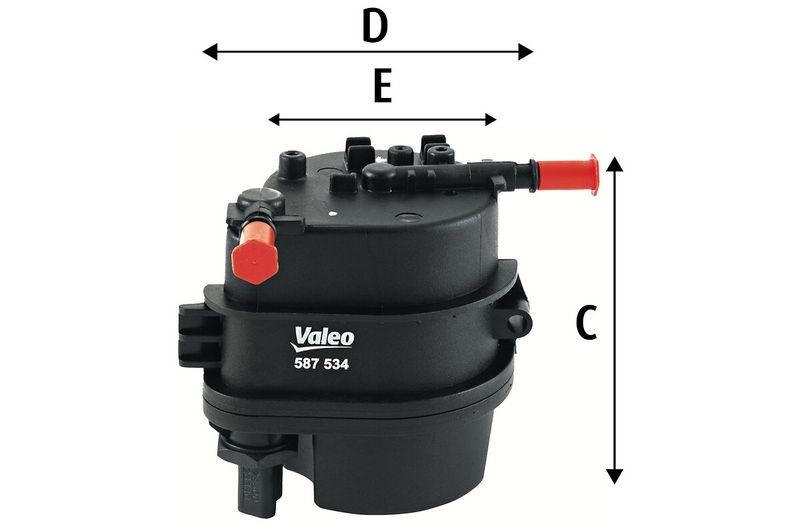 VALEO 587534 Kraftstofffilter, Diesel
