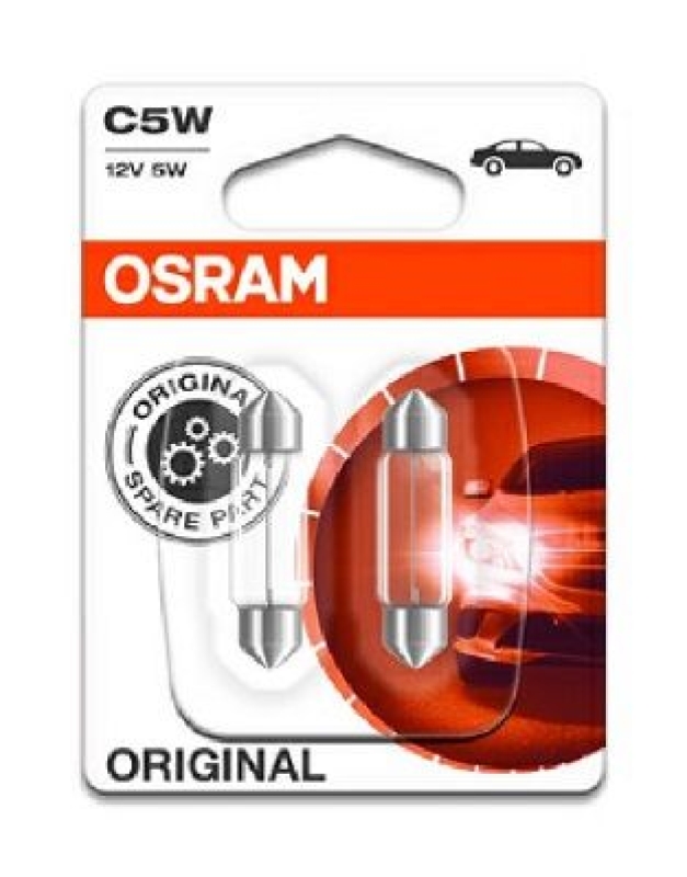 OSRAM 6418-02B Glühbirnen Einstiegleuchte 12V 5W