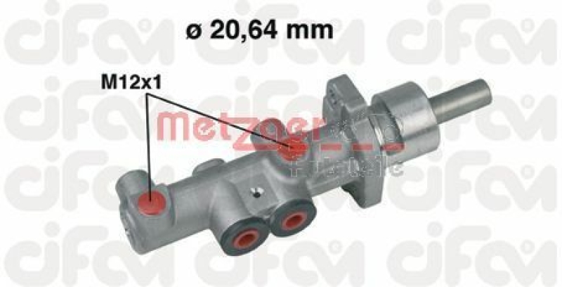 METZGER 202-404 Hydr. Hauptbremszylinder Cifam für SEAT/SKODA/VW