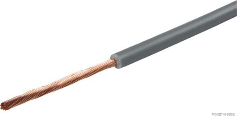 HERTH+BUSS 51275108003 Elektroleitung FLY 1,5 mm², grau, PVC