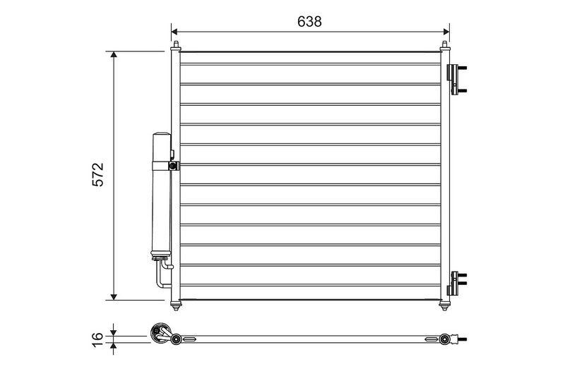 VALEO 814053 Kondensator LAND ROVER Range Rover