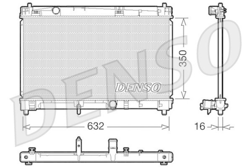 DENSO DRM50009 K&uuml;hler TOYOTA YARIS (SCP9_, NSP9_, KSP9_, NCP9_, ZSP9_) 1.8 VVTi (2007 - )