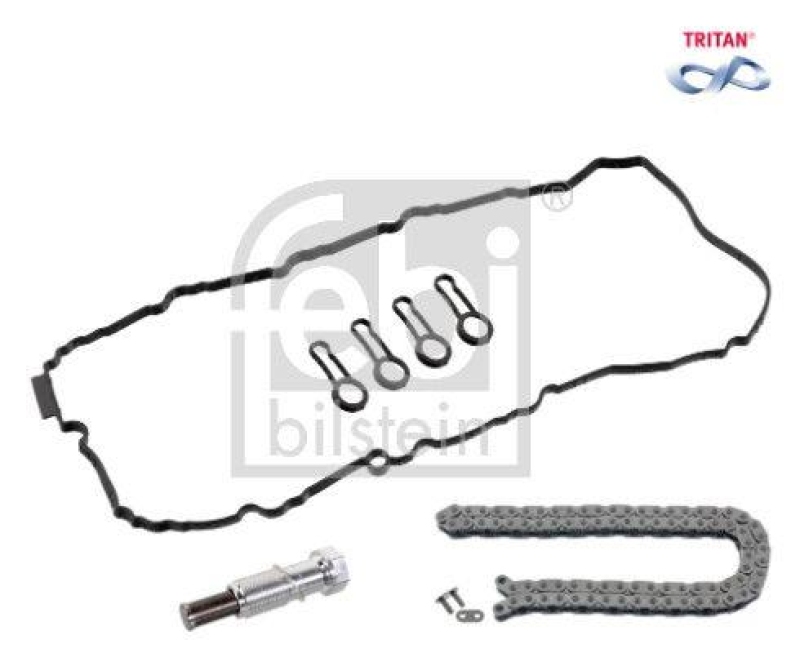 FEBI BILSTEIN 173756 Steuerkettensatz für Nockenwelle, TRITAN®-beschichtet für BMW